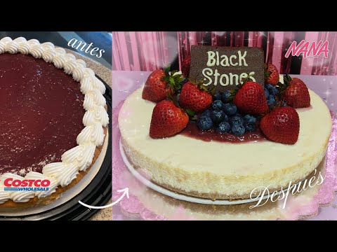 Convertí un cheesecake de costco al pastel de los BlackStones de nana🍰🍓˚⊹♡