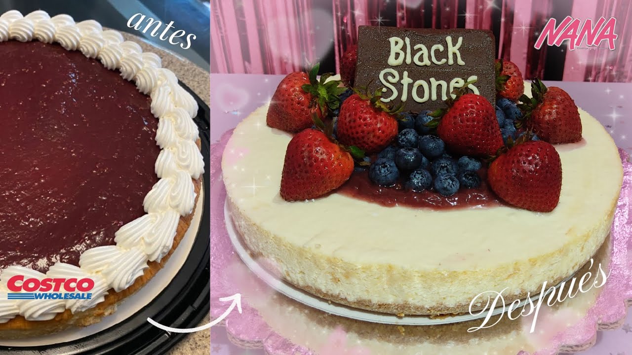 Convertí un cheesecake de costco al pastel de los BlackStones de nana🍰🍓˚⊹♡