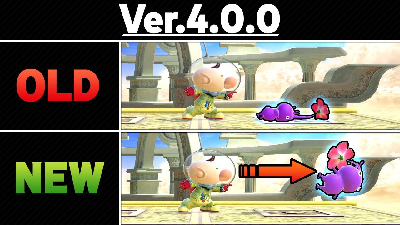 Smash Ultimate Patch 4.0.0 - Side by Side Comparison
