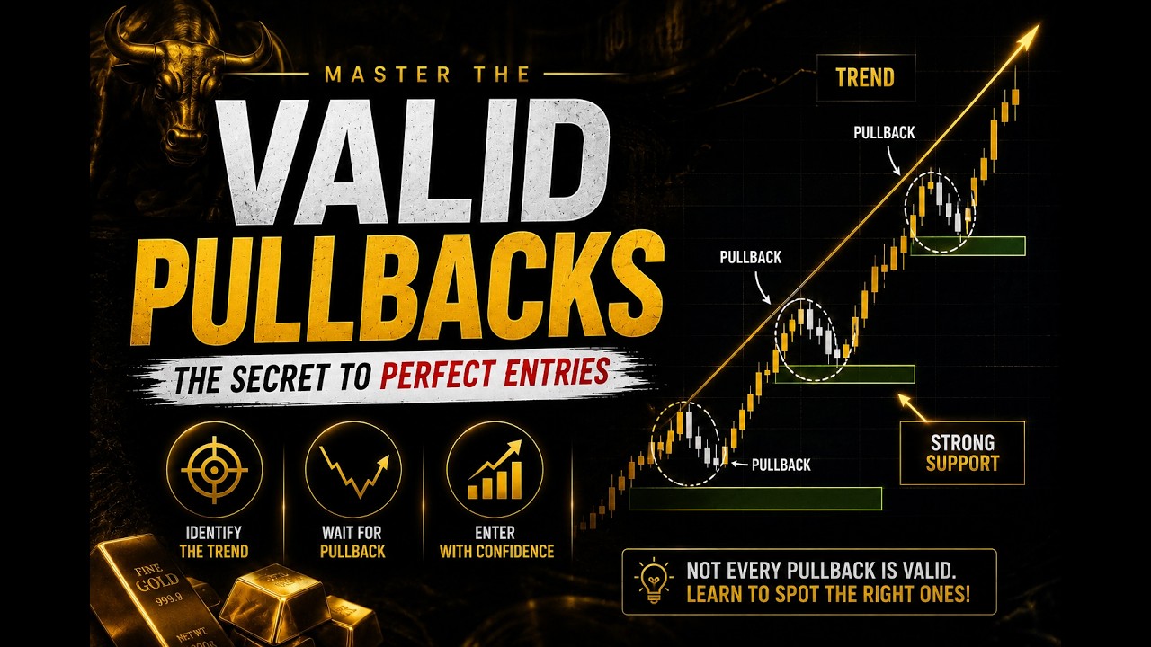 🔥 VALID PULLBACKS Explained 📈 | Smart Money Entry Strategy 🚀 - YouTube