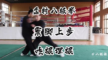 【Chinese Kung Fu】Baji Quan Session 2 Single Moves: Stepping in practice  八极拳 单式 基本理论 震脚实践