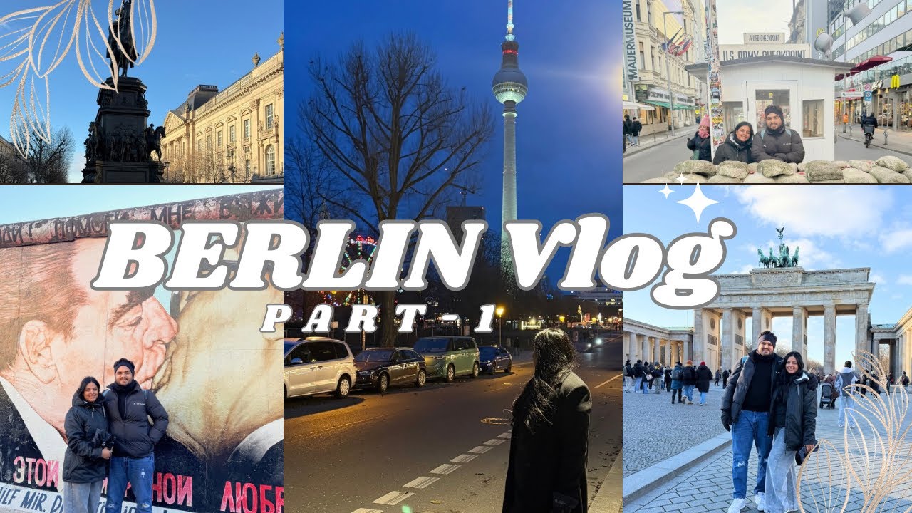 Berlin vlog -1🇩🇪| Full Itinerary for Berlin |Places to visit |stay |Expenses | Berlin vlog in Hindi 