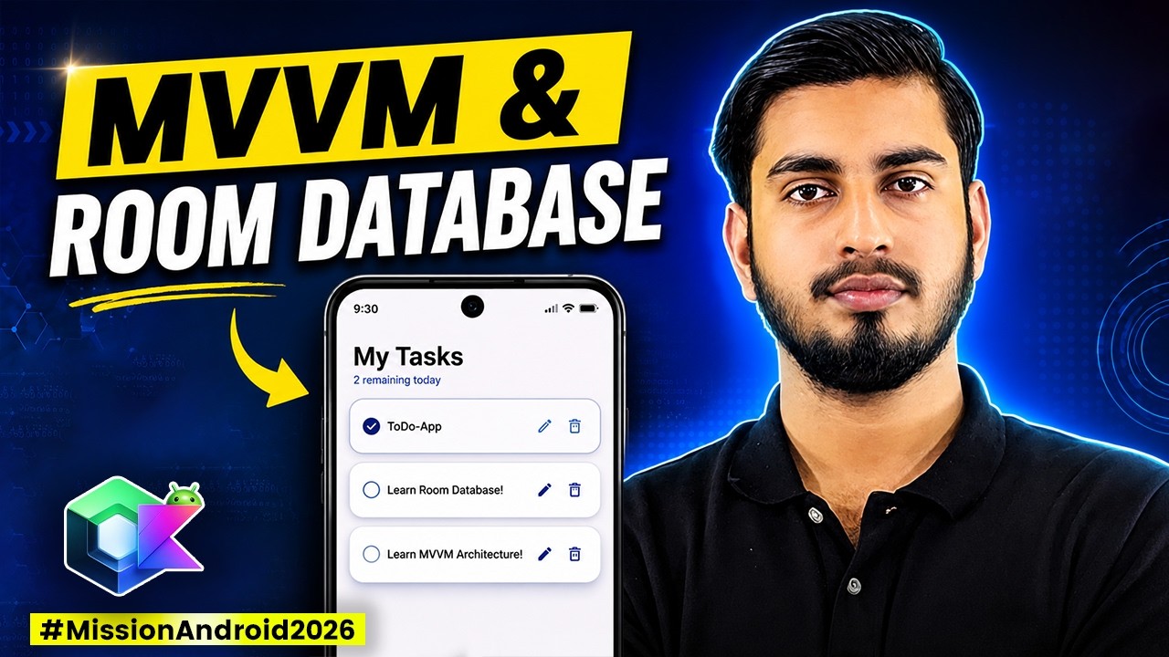 Room Database & MVVM in Android | Build a ToDo List App - YouTube
