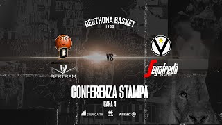 LBA Playoff G4 I Conferenza stampa Bertram Tortona vs Virtus Segafredo