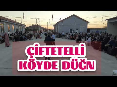 ÇİFTETELLİ KÖYDE DÜĞÜN