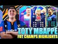 TOTY MBAPPE GÅR INN I LAGET!! FUT CHAMPIONS HØYDEPUNKTER! - Norsk FIFA 21