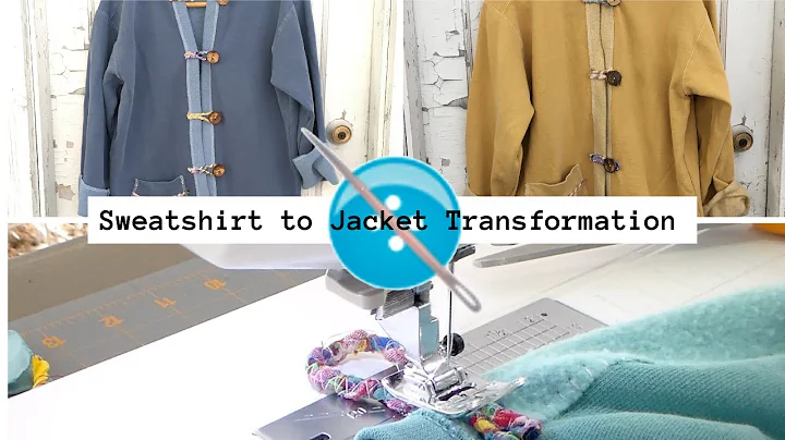 Sweatshirt to Jacket Transformation, Using Twist F...