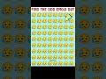 "🔍 Emojis Gone Missing! Can YOU Find Them in 60 Seconds? | Viral Emoji Challenge! 🚀 | #Shorts" #wo