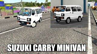 NEW SUZUKI CARRY MINIVAN CAR MOD || NEW BUSSID MOD || NEW INDIA CAR MOD || krishna gaming
