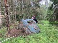 1953 VW Oval Ragtop Rescue in The Deep Woods of Norway
