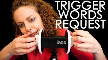 Your ASMR Trigger Words Requests! – Ear to Ear Whisper & Soft Spoken For Sleep Relaxation