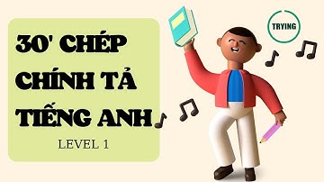 🐈LUYỆN CHÉP CHÍNH TẢ TIẾNG ANH #8 - LEVEL 1 - 💚99% TRYING