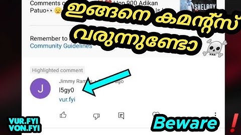 How to be safe from getting hacked☠️ | von. fyi comments in your channel? | explained in malayalam