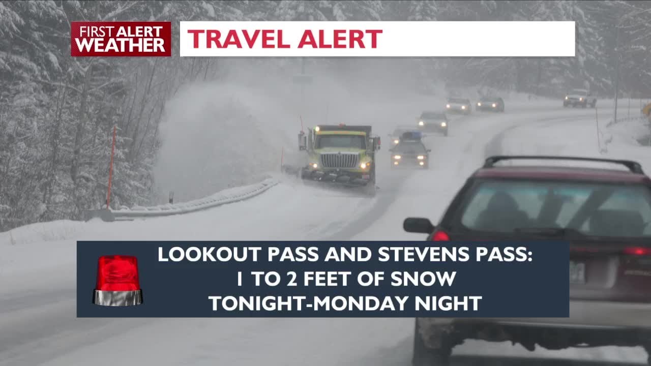 Monday is gusty with rain and heavy mountain snow - YouTube