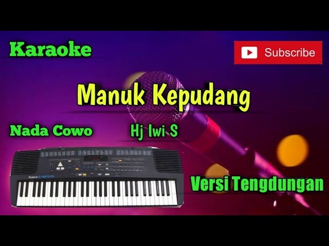 Manuk Kepudang ( Hj Iwi S ) Karaoke Nada Cowo Musik Sandiwaraan Cover class=