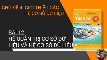 Tin Học 11 - SGK: Kết nối tri thức - Bài 12. Hệ quản trị cơ sở dữ liệu và hệ cơ sở dữ liệu