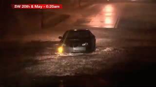 Val Castor Rescues Lady Caught in Flooded Car 2017-04-29