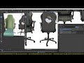 modeling a gaming chair in blender 2 82 part 3