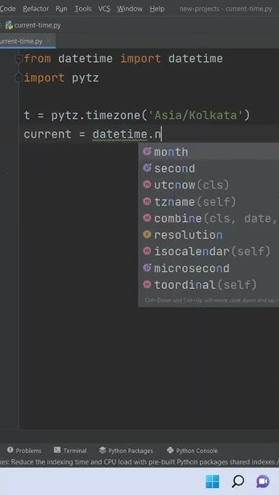 Print current time of any country using Python pytz module #shorts ...