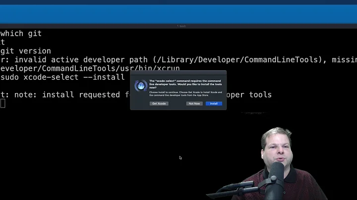 Apple Git Command Line Tools Reinstall After MacOS Upgrade