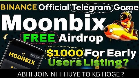 Binance Moonbix Airdrop Claim || Binance Telegram mini app