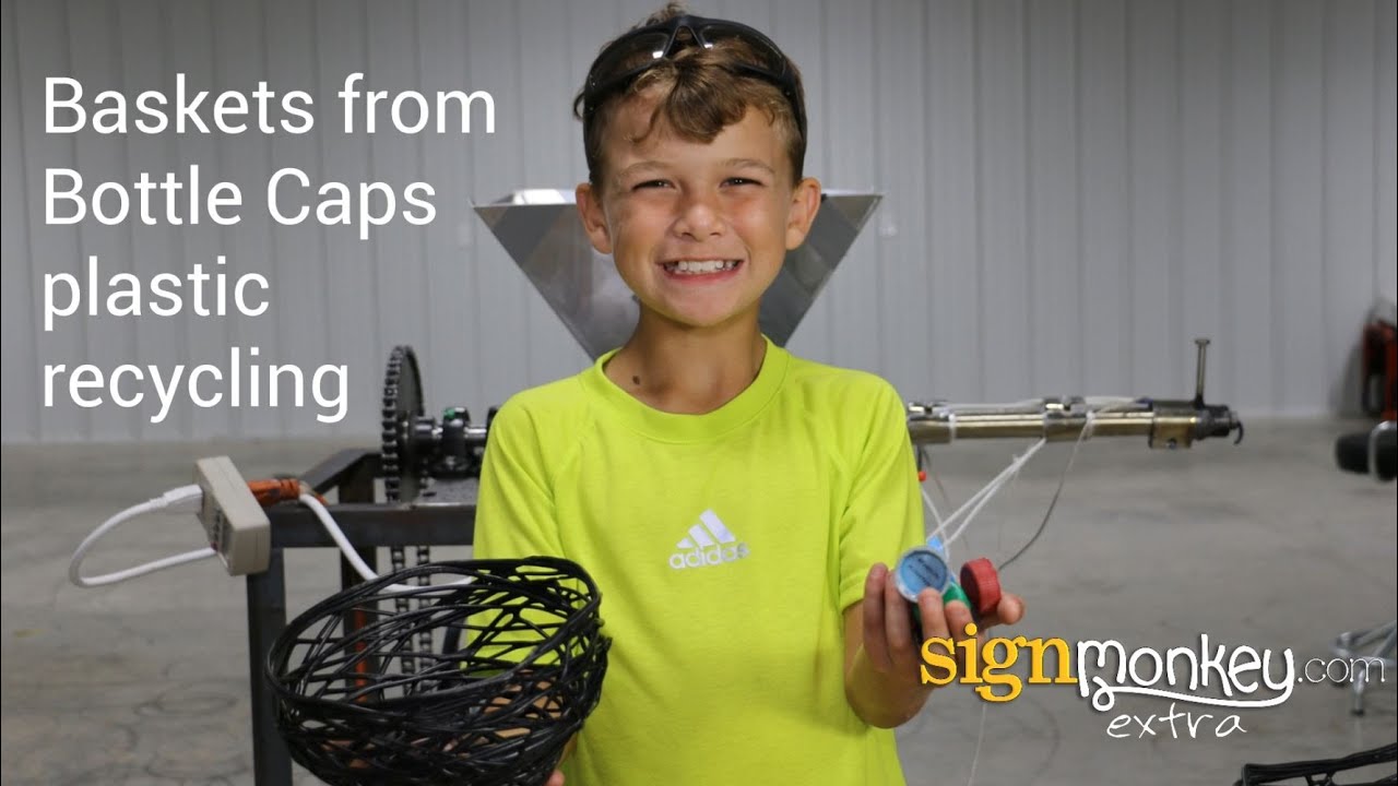 Baskets from Bottle Caps Plastic Recycling YouTube