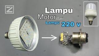 Cara buat lampu motor lebih terang maksimal |khusus lampu motor masih AC