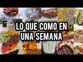 LO QUE COMO EN UNA SEMANA VEGANA - ALEBANANA