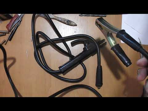 Доработка держателя и  кабелей для сварочного инвертора