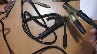 Доработка держателя и  кабелей для сварочного инвертора