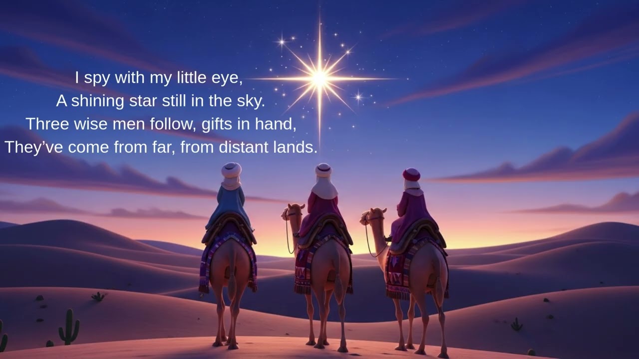 I spy with my little eye: The First Christmas|Read Aloud for kids