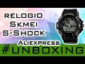 UNBOXING ALIEXPRESS #22 Relogio Skmei S Schok Preto 1