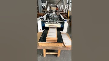 Long hardcover making by four sides wrapping machine