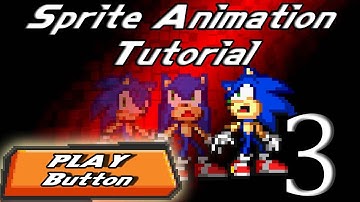 Adobe Flash Tutorial: Sprite Animating: Part 3: Actionscript and Play button