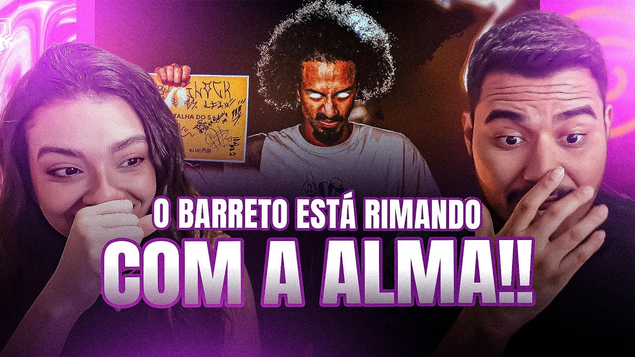 CASAL REAGE: eu nunca vi o BARRETO rimando ASSIM! ☠️