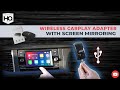 Wireless CarPlay adapter with Screen Mirroring for VW T6 / T6.1, New Crafter. Stream's Youtube too!