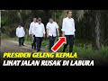 Presiden jokowi cek jalan rusak di labura sumut