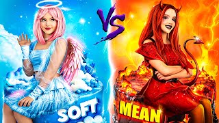 Soft Angel VS Mean Demon! I Fell in Love with Rock Boy! screenshot 5