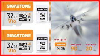 GIGASTONE 32GB Micro SD Card 2-Pack: Reliable Storage for Full HD Video and More