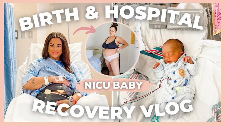 C SECTION BIRTH & HOSPITAL RECOVERY VLOG | High risk pregnancy | NICU BABY | Kayla Simone