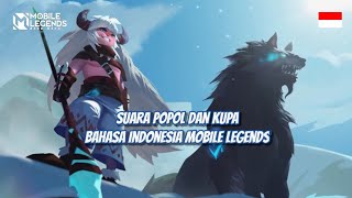 Suara Popol dan Kupa Bahasa Indonesia Hero Mobile Legends
