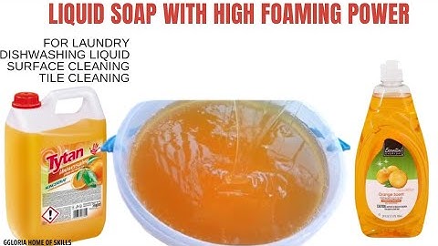 How to make liquid soap |with extra foaming power |Multipurpose Liquid Soap |Dishwahing liquid soap