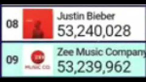 Zee Music Company Surpassed Justin Bieber