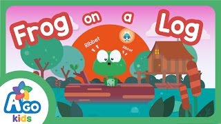 Frog on a Log Song | There is, There are | BINGOBONGO Learning