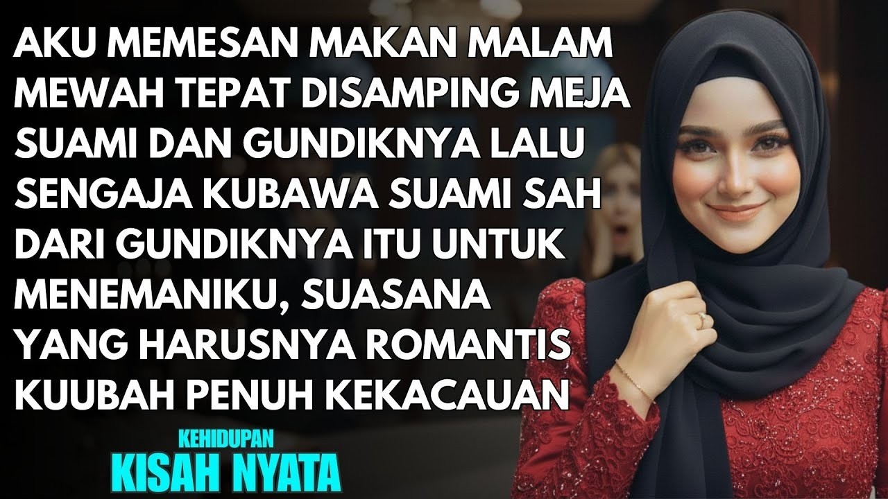 AKU MEMESAN MAKAN MALAM MEWAH TEPAT DISAMPING SUAMI DAN GUNDIKNYA - KUBAWA SUAMI SAH DARI GUNDIK..