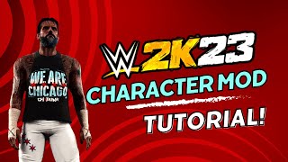 How to install Character Mods   GFX & Theme in WWE2K23!!! #wwe2k23 #mods #wwe #cmpunk