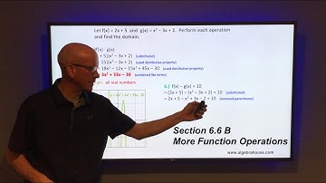 Section 6.6 B  More Function Operations