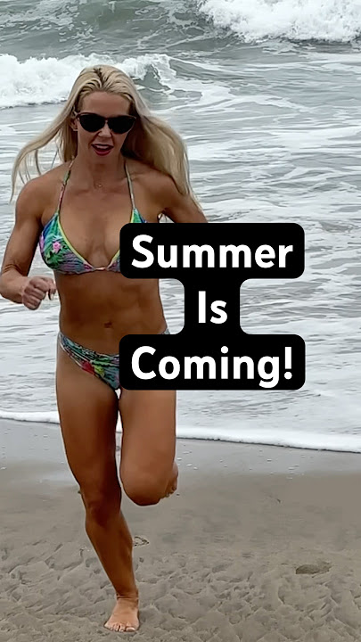 Summer Is Coming! 👙 #shorts #summerbodygoals #beachrun