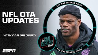 Tua & Lamar losing weight, Falcons QBs & more NFL OTA news with Dan Orlovsky 🏈 | The Pat McAfee Show