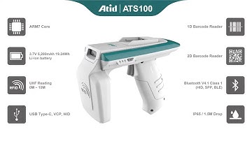Introducing UHF RFID SLED Type Bluetooth Handheld Reader - ATS100